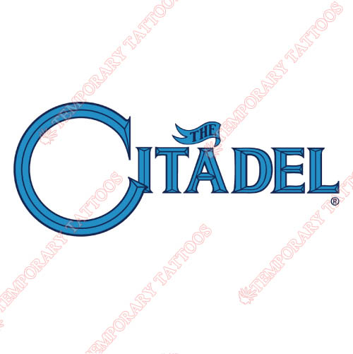 The Citadel Bulldogs Customize Temporary Tattoos Stickers NO.6569